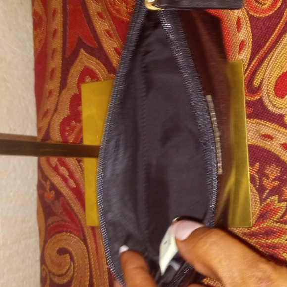 Kate Spade black glitter cosmetic bag - Picture 6 of 8